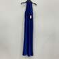 NWT Alexia Admor Womens Velvet Blue Jumper One-Piece Jumpsuit Size 6 image number 1