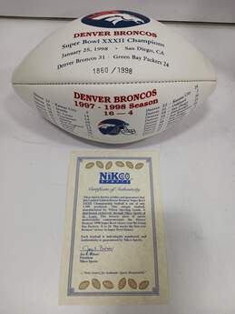 Bundle of 3 Late 90's Wilson Denver Broncos Footballs IOB alternative image