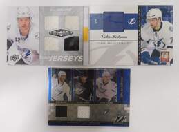 Tampa Bay Lightning Game Worn Jersey Cards Hedman Malone