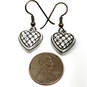 Designer Brighton Silver-Tone Enchanted Hearts Dangle Earrings w/ Box image number 3