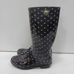 UGG Polka Dot Shaye Rain Boots Women's Size 6.5 alternative image