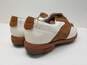 Etonic Stabilites Tan White Lace Up Golf Shoes Size 9M image number 5