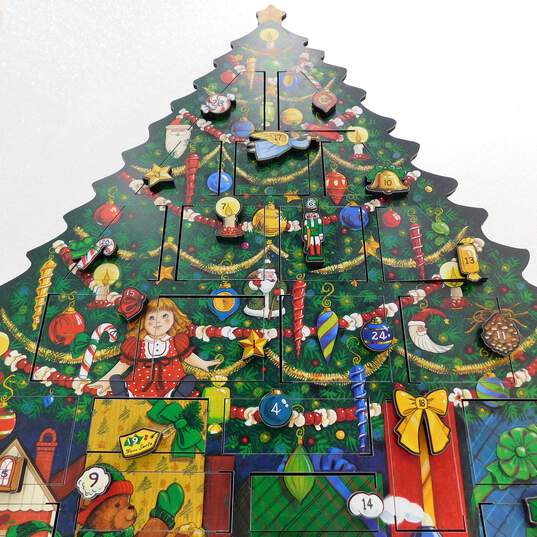 Byers Choice Traditions Christmas Tree Wood Advent Calendar Holiday Decor image number 4