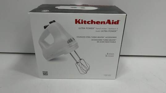 Kitchen Aid Ultra Power 5 Speed Hand Mixer w/Box and Accessories image number 3