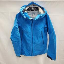 Arcteryx Blue Full Zip Up Hooded Jacket Women's Size S