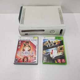 Microsoft Xbox 360 Console 60GB Bundled w/ Fable and Test Drive Unlimited 2