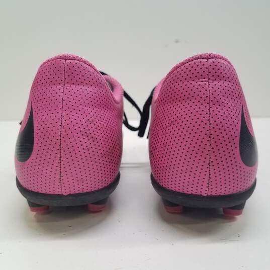 Nike Bravata 2 FG 'Pink Blast Black' Soccer Cleats Girls Size 4Y image number 4