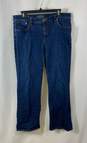 Lauren Jeans Co. Womens Blue Mid Rise Regular Fit Denim Bootcut Leg Jeans Sz 14 image number 1