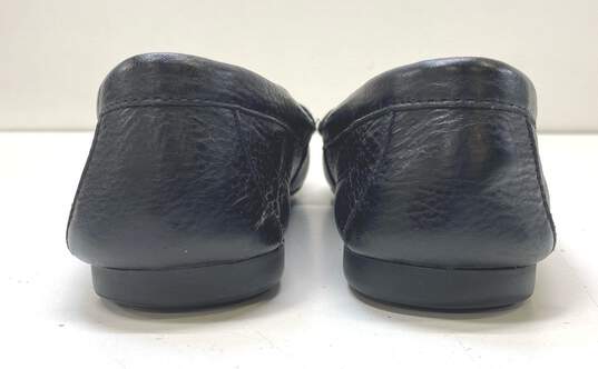 COACH Black Leather Flats Loafers Shoes Women's Size 7.5 B image number 3