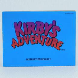 Kirby's Adventure Nintendo Entertainment System NES Manual Only