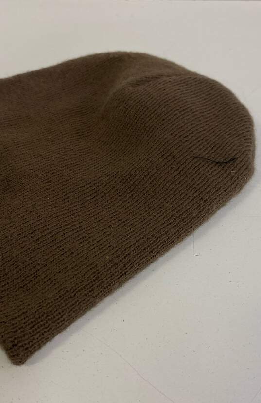 Carhartt Brown logo Beanie - Size One Size image number 3