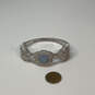 Designer Kirks Folly Silver-Tone Home Is Where The Heart Is Bangle Bracelet image number 2