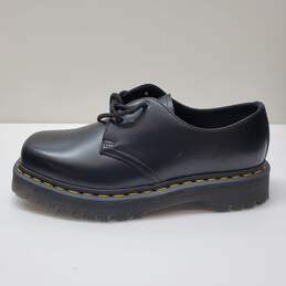 Dr. Martens Unisex Black 1461 Bex Squared Toe Leather Platform Shoes Size 7M/8L alternative image