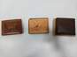 Bundle of 3 Brown Leather Wallets (One IOB) image number 2