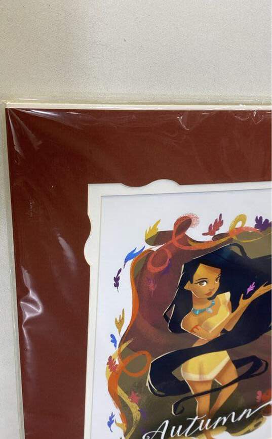 Autumn Print of Pocahontas Disney by Victoria Ying Illustration Art Matted image number 3