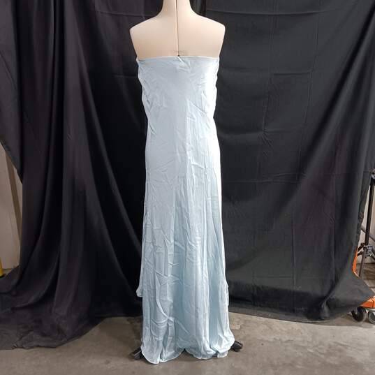 Women's Blue Lauren Ralph Silk Dress Size 6 image number 2