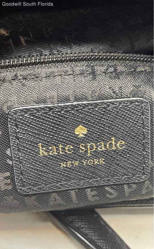 Kate Spade Womens Black Inner Pockets Tote Shoulder Bag image number 5