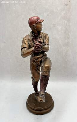1992 Austin Sculpture Bronze Color “The Knuckleballer” Baseball Figure Danel
