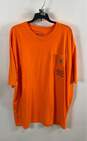 Carhartt Mens Orange Short Sleeve Crew Neck Loose Fit Pullover T-Shirt Size XXL image number 1