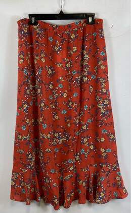 NWT Max Studio Womens Multicolor Floral Elastic Waist Pull-On Maxi Skirt Size XL alternative image