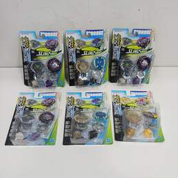 6pc Bundle of Assorted Hasbro SlingShock Beyblade Toys NIB