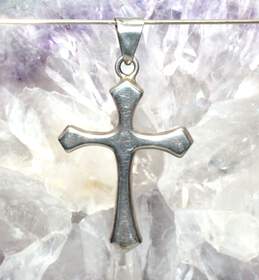 Taxco Sterling Silver Cross Pendant