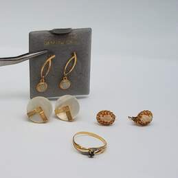 14k Gold Multi Gemstone Jewelry 5.7g