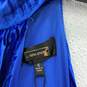 NWT Alexia Admor Womens Velvet Blue Jumper One-Piece Jumpsuit Size 6 image number 3