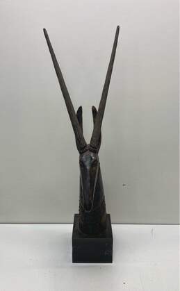 Austin Productions Ceramic Sculpture 24in Tall Tribal Gazelle Statue/ Singed alternative image