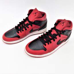 Jordan 1 Mid Reverse Bred 2021 Men's Shoes Size 10