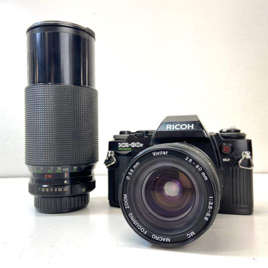 Ricoh KR-30SP Program 35mm SLR Camera with 2 Lenes image number 1