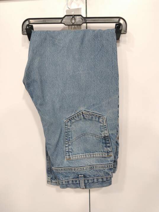 men's blue carhartt jeans size 38 x 32 image number 1