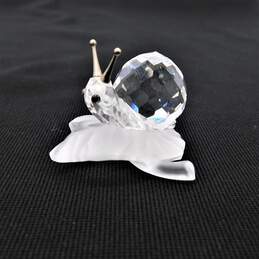 Swarovski Crystal Snail on Vine Figurine alternative image