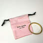 Designer Kate Spade Gold-Tone Enamel Hinged Bangle Bracelet w/ Dust Bag image number 1
