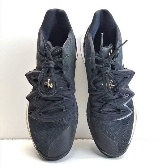 Nike Men's Kyrie 5 'Black Metallic Gold' Size 10.5 image number 7