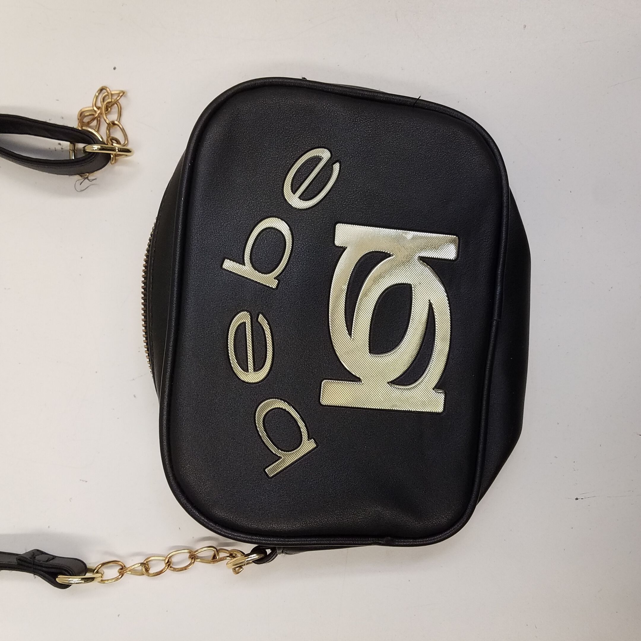 BEBE LOS ANGELES ladies black faux leather Tote bag £8.00 - PicClick UK
