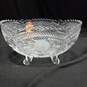 Anna Hutte Cut Crystal Footed Candy Dish image number 1