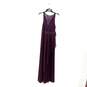 NWT Adrianna Papell Women 2 Purple Long Dress image number 1