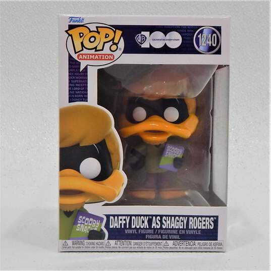 Funko POP! Animation: WB100 - Daffy Duck As Shaggy Rogers #1240 image number 1