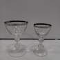 6PC Lenox Kingsley Platinum Glasses by Tiffin-Franciscan Assorted Glasses image number 4