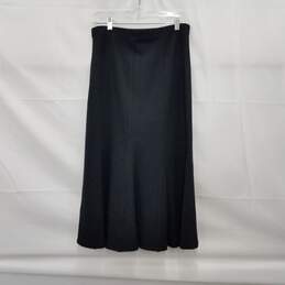 Eileen Fisher Long Black Skirt Size XEileen Fisher Long Black Wool Blend Skirt Size XS alternative image