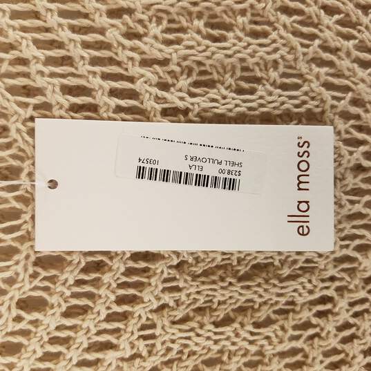 Ella Moss Women Tan Shell Pullover S NWT image number 5