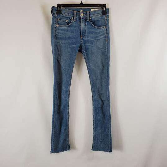 Rag & Bone Women's Blue Skinny Jeans SZ 23 image number 1