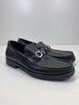 Authentic Salvatore Ferragamo Black Loafer Dress Shoe Men 7.5 image number 3