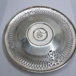 Sterling Sterling Silver Monogrammed 5" 7 1/2 Candy Dish 147.2g