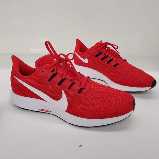 Nike Men's Air Zoom Pegasus 36 'University Red' Running Shoes Size 12 image number 3