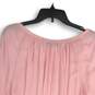 Fever Womens Pink Off The Shoulder Flared Sleeve Blouse Top Size Large image number 4
