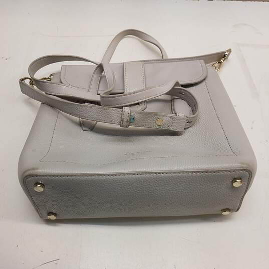 Kate Spade Leather North South Satchel Grey image number 3