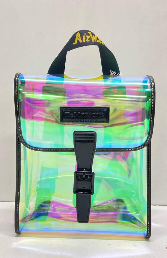 Dr. Martens Iridescent Transparent Mini Backpack image number 4