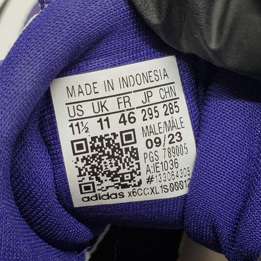 Adidas Washington Alpha Boost VI Running Shoe Blue/Purple/White Men's Sized 11.5 image number 6